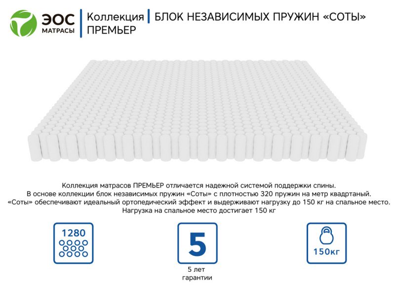 Матрас ЭОС Премьер Тип 5a Матрас ЭОС Премьер Тип 5a